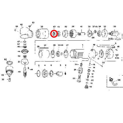 SP VESSEL Pinion for SP-1510AH