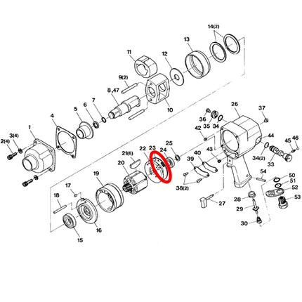 SP VESSEL Rear End Plate Gasket for SP-1158