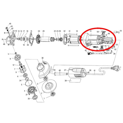 KEYANG Motor Housing 2110191 for ACT-100M