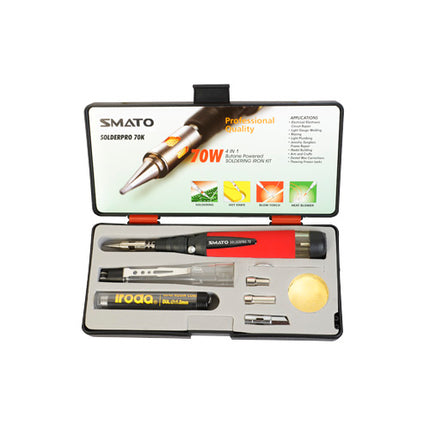 SMATO Gas Soldering Iron Set PRO-70K