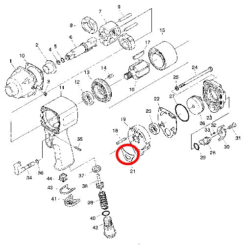 SP VESSEL Rear End Plate Gasket for SP-7140