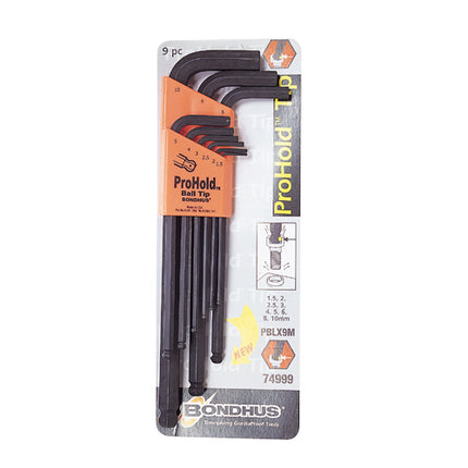 BONDHUS Ball Hex Key Set Pro Hold