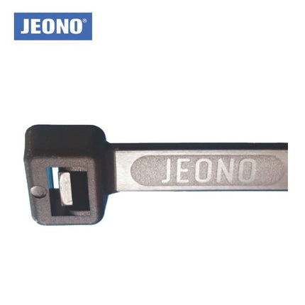 JEONO Cable Tie, Black, 200 mm x 3.6 mm (Pack of 1000) J-203