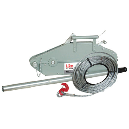 UDT Hand Wire Rope Winch UD-1.5W 1.5 t