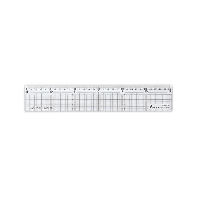 SHINWA Multipurpose Precision Cutting Ruler (Acrylic) S-77085