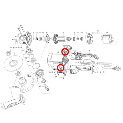 KEYANG Carbon Brush Set 2011318 for DG-150C