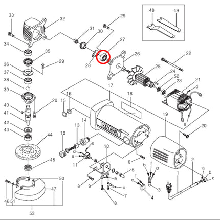KEYANG Ball Bearing 608
