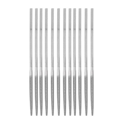 SAMICK Needle File Set Medium Cut HalfRound(12pc Set)