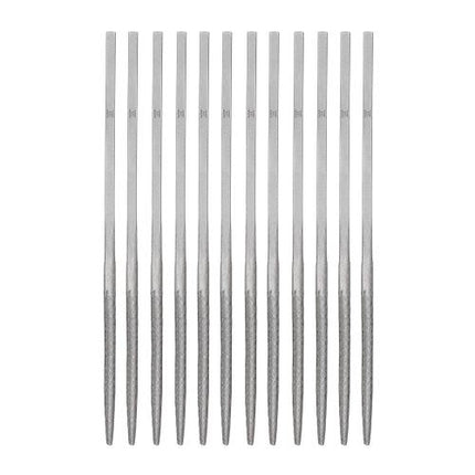 SAMICK Needle File Set Medium Cut HalfRound(12pc Set)