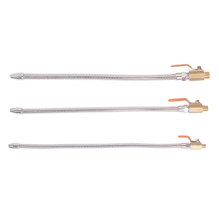 MAMMOTH Steel Flexible Coolant Hose with Valve