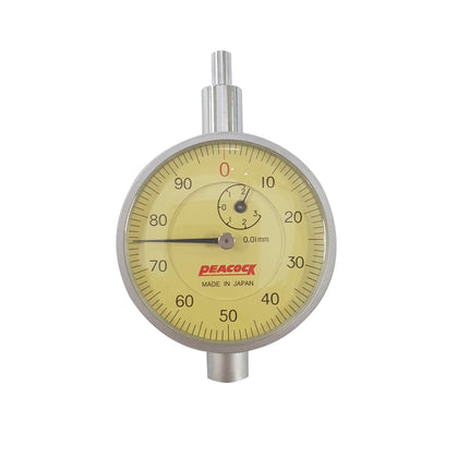 PEACOCK Dial Indicator for Tool Setting 57S-KN 5MMX0.01(flat)