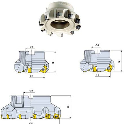 TAEGUTEC Lion Mill SCRM75SN 663-22R-12