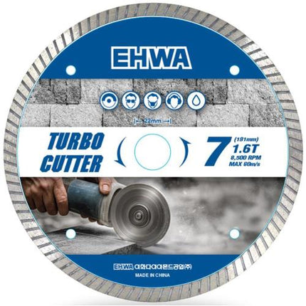 EHWA Turbo Diamond Blade, Ø80–350 mm