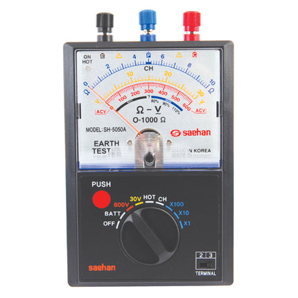 SAEHAN Analogue Earth Resistance Tester SH-5050A