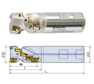 TAEGUTEC Chase Mill 2S-TEF D20-25-W20-AP09