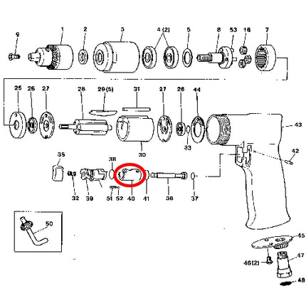 SP VESSEL Reverse Valve Bushing for SP-1525