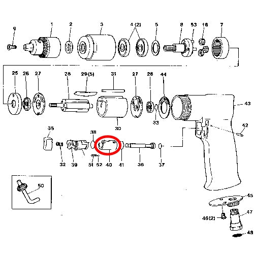 SP VESSEL Reverse Valve Bushing for SP-1525