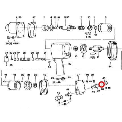 SP VESSEL Reverse Valve O-Ring for SP-1156TR