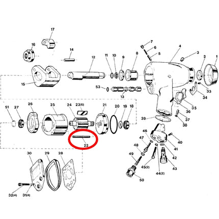 SP VESSEL Motor Pin for SP-1135B