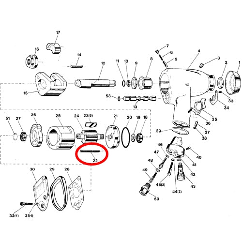 SP VESSEL Motor Pin for SP-1135B