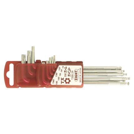 EIGHT Star & Ball Hex Key Set Double Hole Type