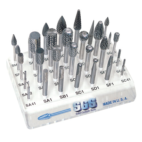 SGS Carbide Rotary Burr Set