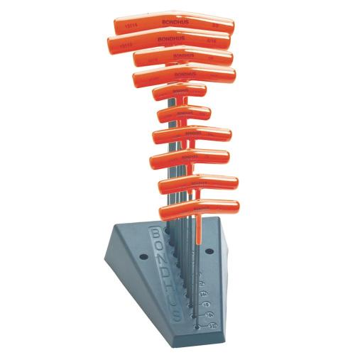 BONDHUS T-Handle Ball Hex Key Set 13189