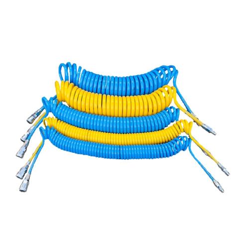 KORIL PU Coil Hose (Yellow), 10×6.5 / 12×8 / 8×5 mm
