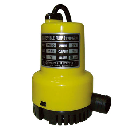 DAEHWA DC Submersible Pump 1100 GPH DPW69-12 DC 12V