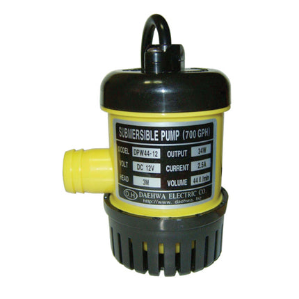 DAEHWA DC Submersible Pump 700 GPH DPW44-12 DC 12V