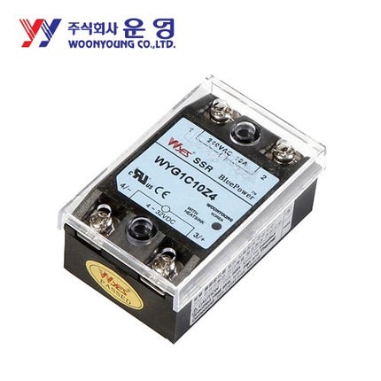 WOONYOUNG Solid State Relay (SSR), Integrated Heat Sink Type (Pack of 20) WYG1C30Z40