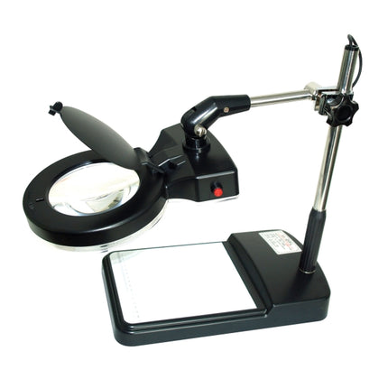 HANDO LED Illuminated Magnifier Stand, Cross Type (A Type) K-SKKBL-3X 3X/SK-102L(A Type)