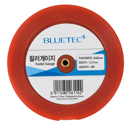 BLUETEC Feeler Gauge 0.02–0.5 mm 5 m roll