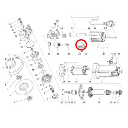 KEYANG Brush Cap 2100013 for ACT-100SN , CG-125, PG604