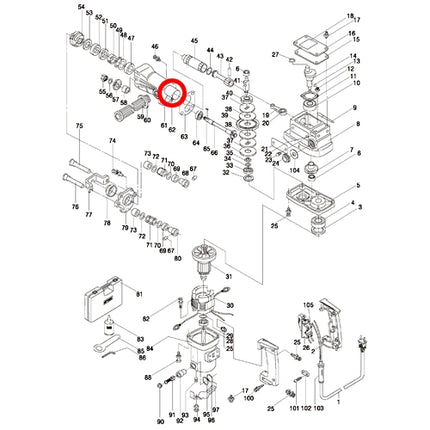 KEYANG Cylinder 2031001 for PHD-38
