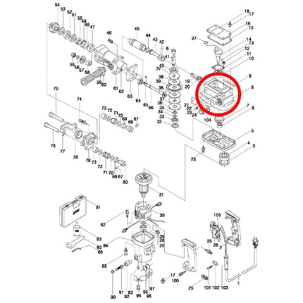 KEYANG Crankcase 3141064 for PHD-38