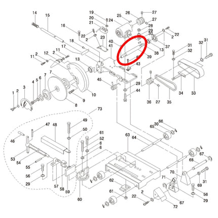 KEYANG Spindle 2023050 for HC-16H
