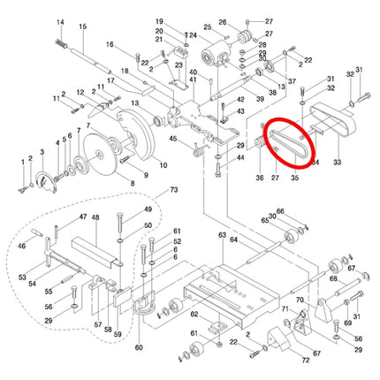 KEYANG V-Belt 2414101 for HC-16H