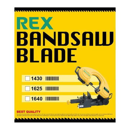 REX Band Saw Blade 1640 × 13 × 0.65 mm, 10/14 TPI