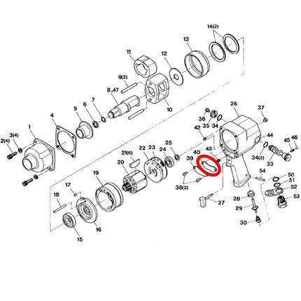SP VESSEL Housing Plate Gasket for SP-1158