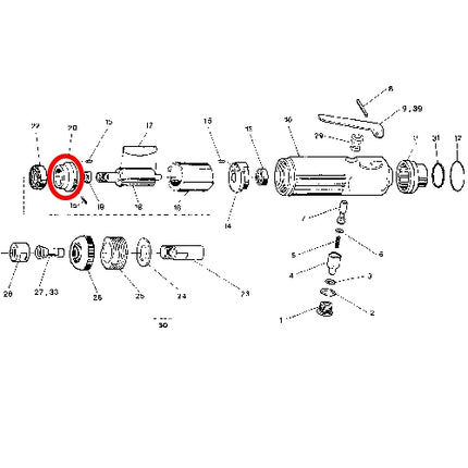 SP VESSEL Front End Plate for SP-1220