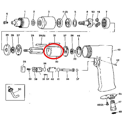 SP VESSEL Cylinder for SP-1525