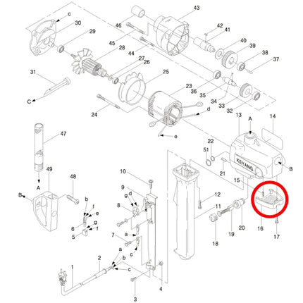 KEYANG Tail Cover 2044002 for D-23