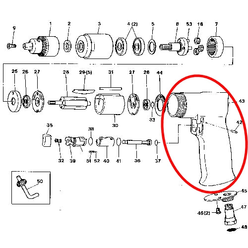 SP VESSEL Motor Housing for SP-1525