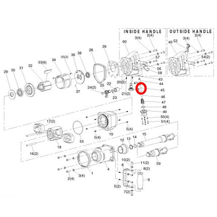SP VESSEL Throttle Pin for SP-1192EX-2