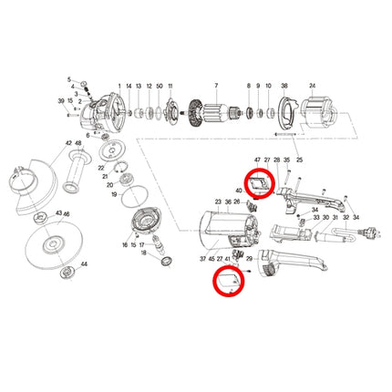 KEYANG Brush Cap 2100016 for 180FB, 180FA
