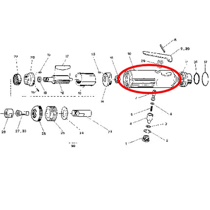 SP VESSEL Motor Housing for SP-1220
