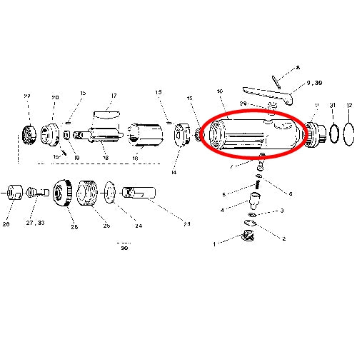 SP VESSEL Motor Housing for SP-1220