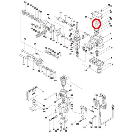 KEYANG Crankshaft 2021201 for PHD-38
