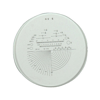 PEAK Scale Magnifier Reticle Plate PS-NO5 NO.5-10x